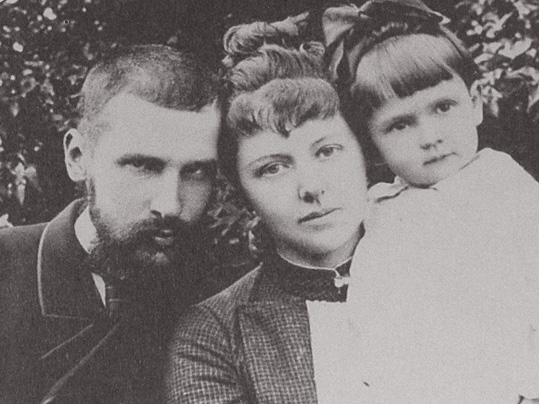 П.А.Столыпин с женой и дочерью Машей