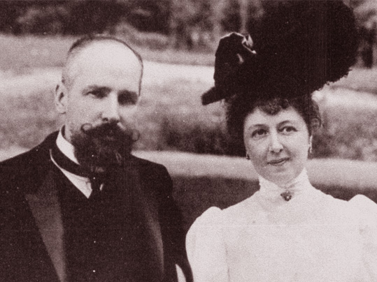 П.А.Столыпин -  министр внутренних дел, с супругой, 1906 г.